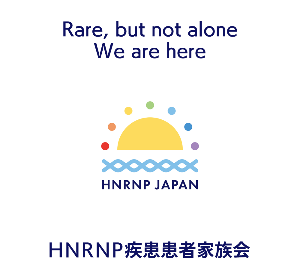 Rare, But not alone We are here HNRNP JAPAN